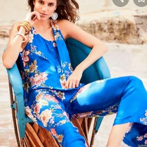 Johnny Was Silk Jumpsuit